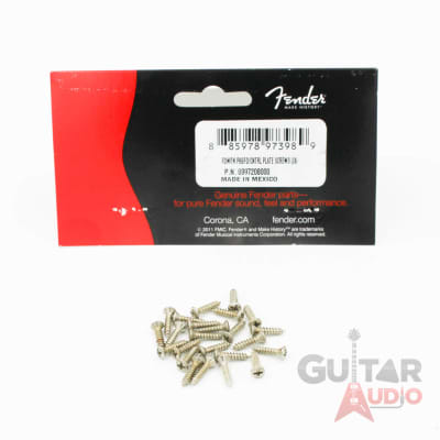 Genuine Fender ROAD WORN/Relic Aged Guitar Pickguard Screws (24) - 099-7208-000 image 1