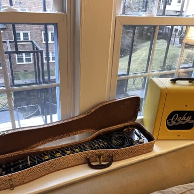 Oahu/Valco “Sunshine” Lap Steel Set with Amp, Early 1950s for sale