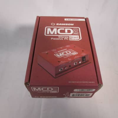 Samson MCD2 Pro S-Max Series Stereo Passive PC Direct Box image 1