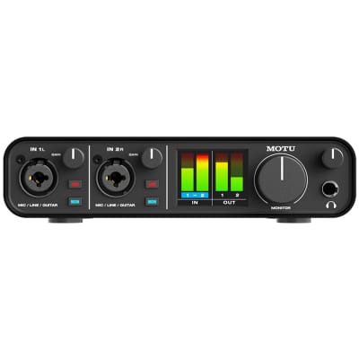 MOTU M2 Audio Studio Recording Interface, 192kHz, USB-C, 2 Input - 2 Output image 1