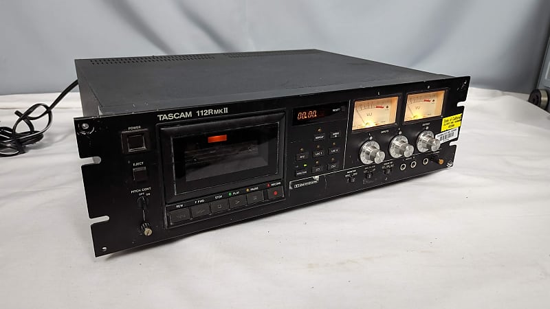 TASCAM 112R MKII Stereo Cassette Deck - 1980s - Black | Reverb Greece