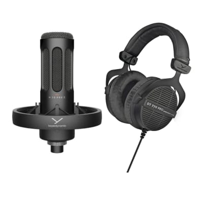 Beyerdynamic DT 990 PRO Studio Headphones (Ninja Black, Limited Edition)  Bundle