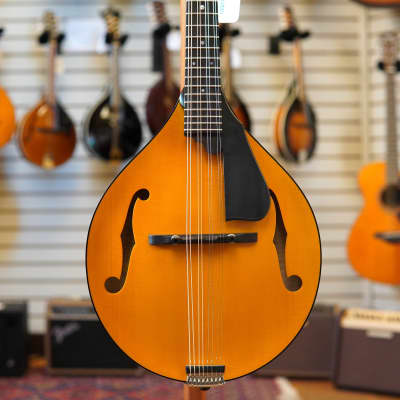 Northfield NFM-A5 Model M Engelmann Spruce/Figured Maple A-Style Mandolin Amber Top w/Hard Case image 1