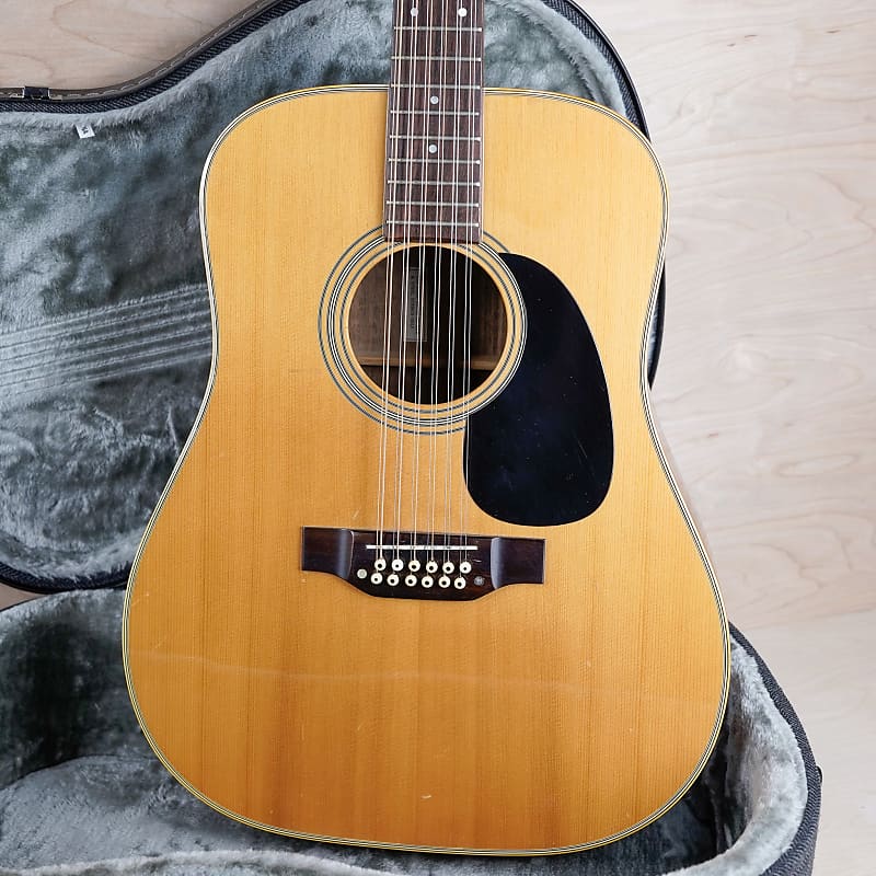 Takamine F-400 12 String Acoustic Guitar MIJ 1977 Natural w