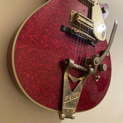 Gretsch Duo Jet 2022 Red Sparkle Custom Shop Relic Stephen Stern image 1