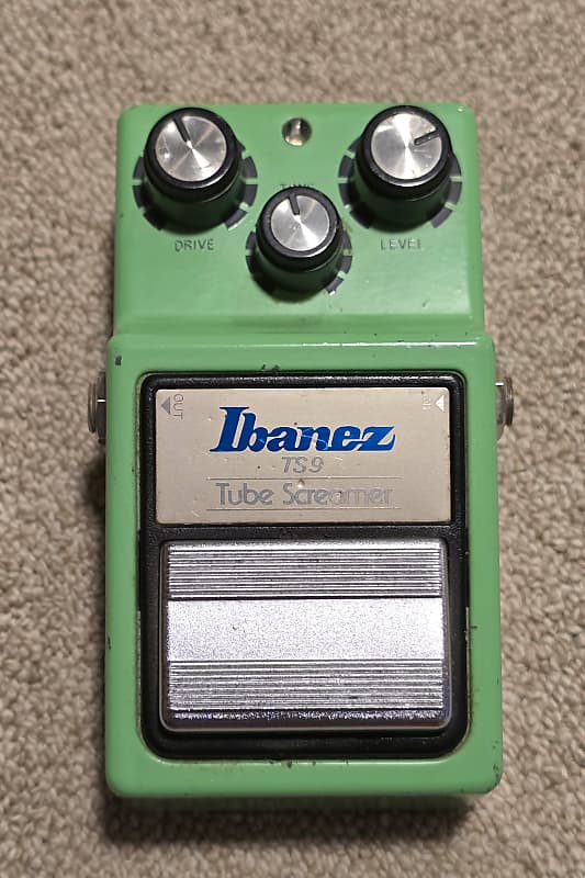 Ibanez TS9 Tube Screamer (Silver Label) 1983 - 1984 - Green | Reverb