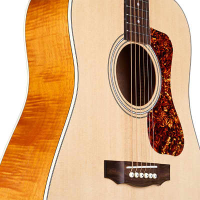 Guild Westerly Collection D-240E Limited Flamed Mahogany Natural, Brand New image 17