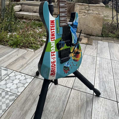 ESP M2 MII KH 2007 - Custom « BRIDE Of FRANKENSTEIN » Kirk Hammett KH image 3