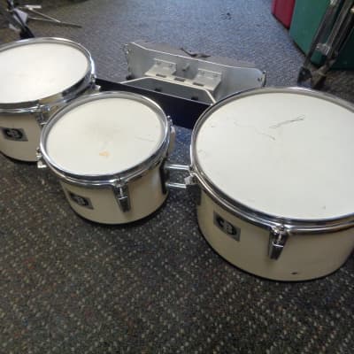 used CB Percussion set of marching band trips tom drums image 2