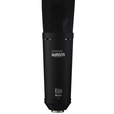 Warm Audio WA-87 R2 Large Diaphragm Multipattern Condenser Microphone Black image 1