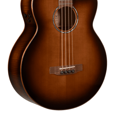 Teton STB130FMGHBCENT Sitka Spruce Top Wood Mahogany Neck 4-String Acoustic Bass Guitar for sale
