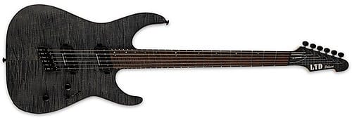 ESP M-1000 Multiscale Electric Guitar (See Thru Black Satin) (New York, NY) image 1