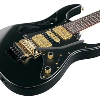 Ibanez - Steve Vai Signature - PIA3761 - Electric Guitar - Onyx Black image 1