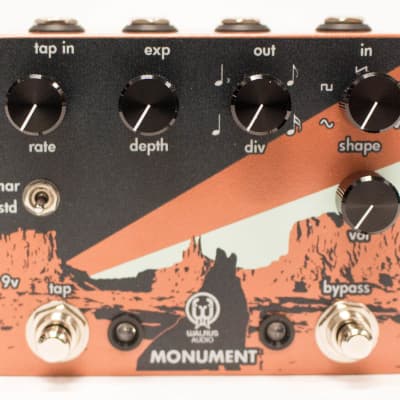 Walrus Audio Monument Harmonic Tap Tremolo Guitar Effect Pedal image 2