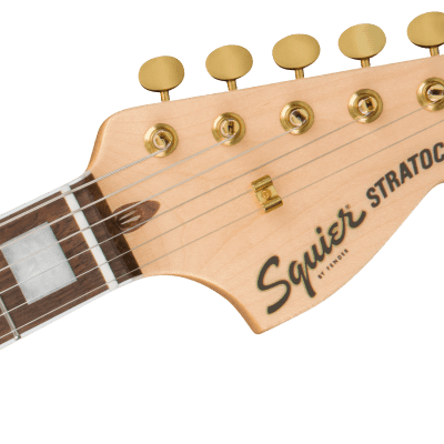 Immagine Squier by Fender 40th Anniversary Stratocaster Gold Ed. LRL Gold Anodized Pickguard  Sienna Sunburst - 5
