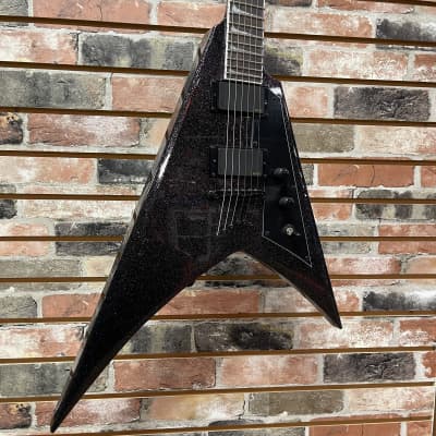 ESP LTD KH-V Kirk Hammett V Black Sparkle Free ESP Hardshell Case image 1