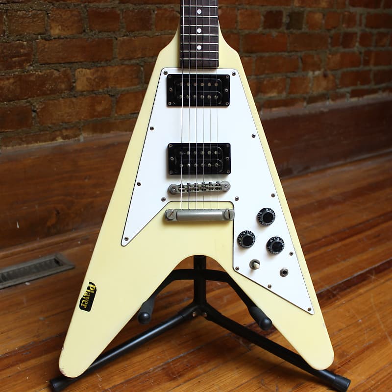Greco Flying V 1983 White | Reverb