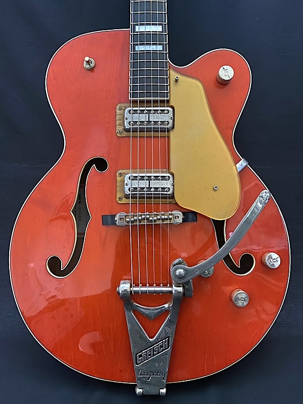 1996 Gretsch 6120 Nashville Classic Western Orange Finish