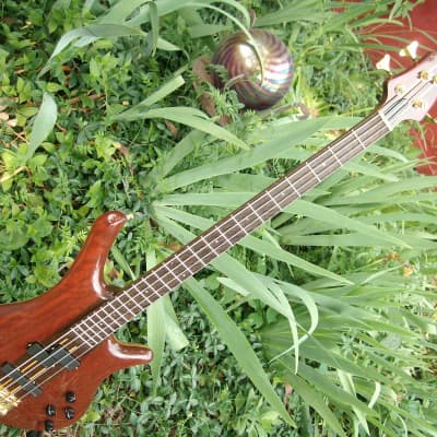 ESP Custom Shop Order SUGI (E) Bass  2011 Purple Heart Wood & Wenge CoA One of a Kind !! image 3