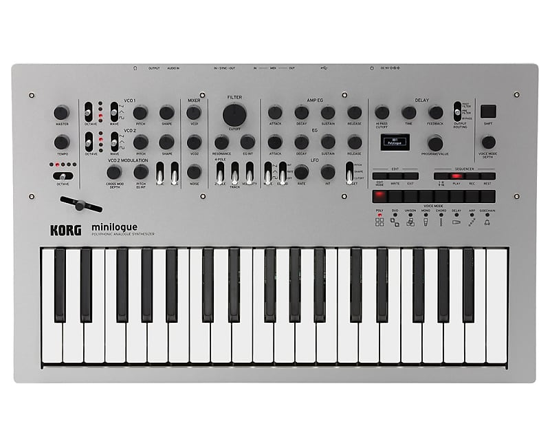 Korg Minilogue 37-Key 4-Voice Analog Synthesizer image 1