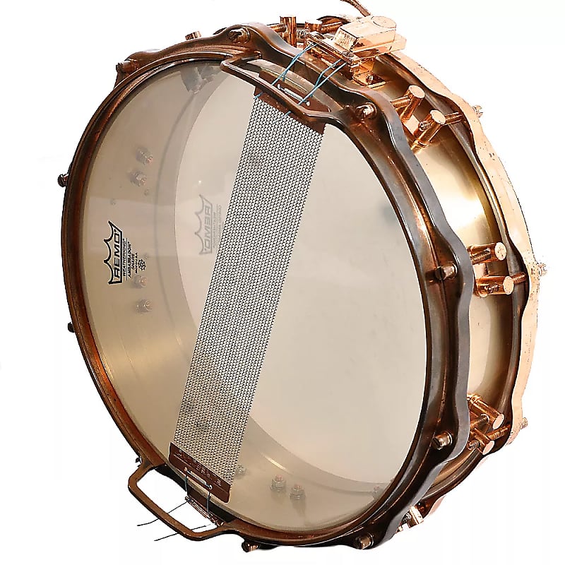 Sonor HLD-593 Signature 14x4" Cast Bronze Piccolo Snare Drum 1988 - 1991 image 4