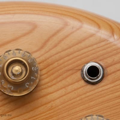 Kay Double Cut, Natural, Neck Through, ebony fingerboard 70's Vintage image 14