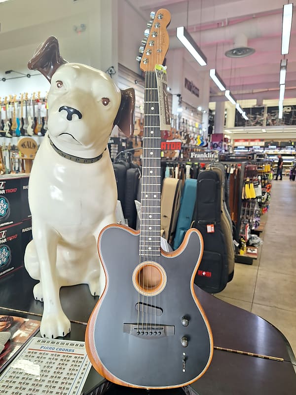 Fender American Acoustasonic Telecaster 2019 - Present - Black image 1