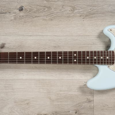 Fender American Performer Mustang Electric Guitar Rosewood Satin Sonic Blue image 6