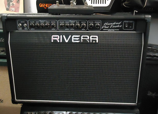 Rivera Hundred Duo Twelve 100 watts 2X12 tube combo amplifier. Excellent!