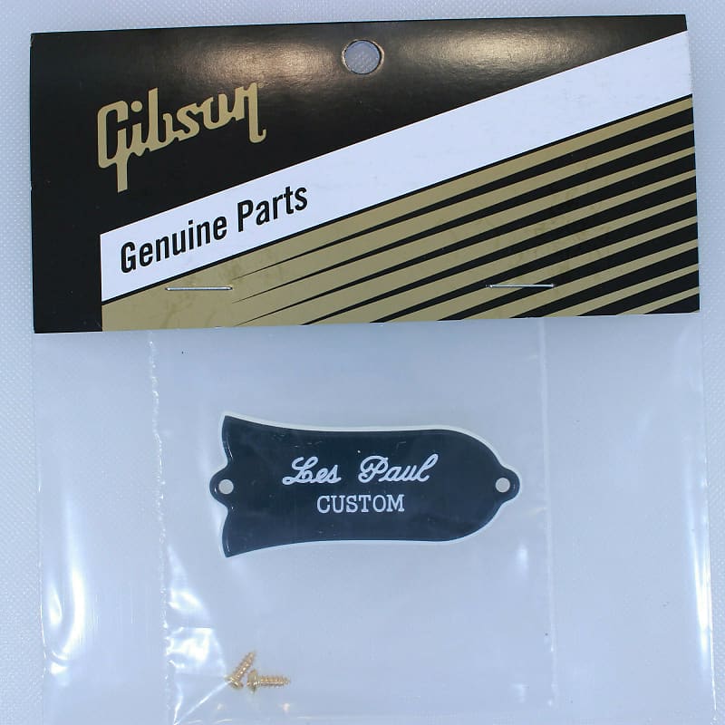 GIBSON Les Paul Custom Truss Rod Cover w/Screws Genuine Brand New image 1