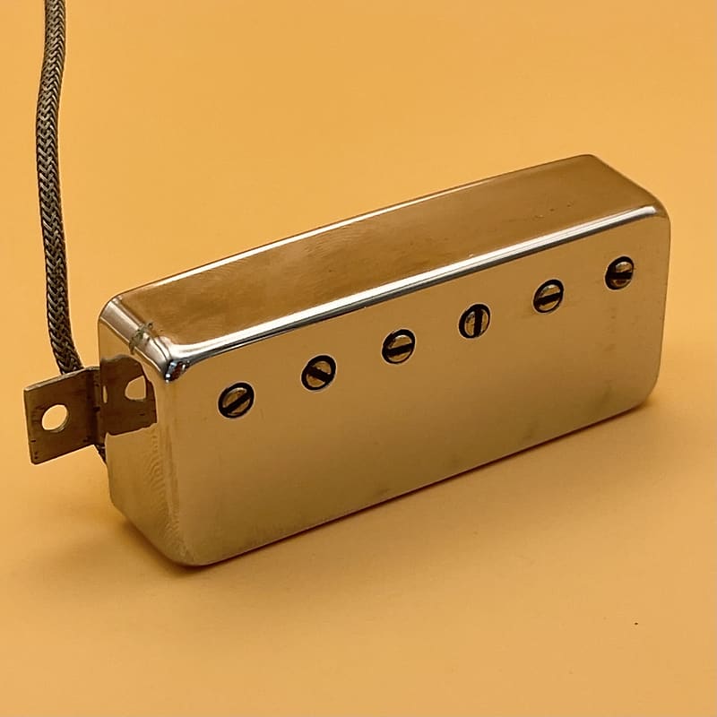 1980 Gibson Pat. No. 2737842 Mini-Humbucker Chrome Mini Humbucking Pickup  Vintage Original Small Humbucker Gibson Les Paul Deluxe