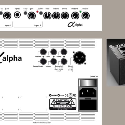 AER Alpha 40W 1x8 Acoustic Guitar Combo Amp image 3