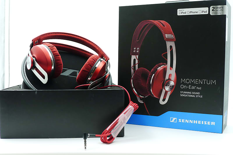 Sennheiser MOMENTUM On-Ear Headphones Red image 1