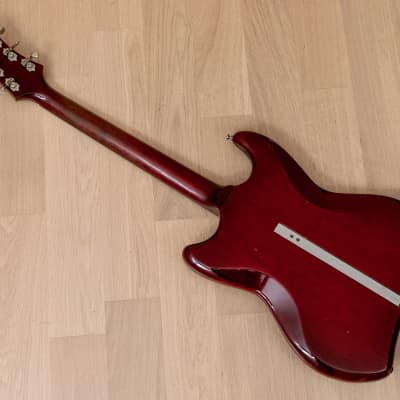 1965 Guild S-100 Polara Vintage Electric Guitar Cherry Red image 11