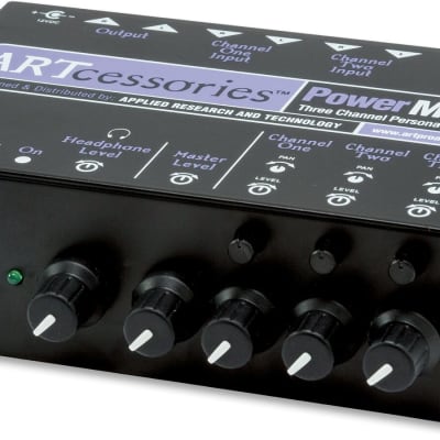 ART PowerMIX III 3-Channel Mini Stereo Line Mixer image 4