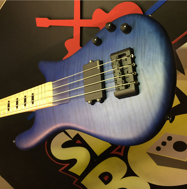Spector Euro Rebop 4 MM Trans Blue Bass Guitar - Rare