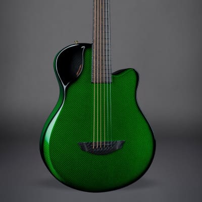 Emerald X7 | Carbon Fiber Parlor Travel Guitar image 2