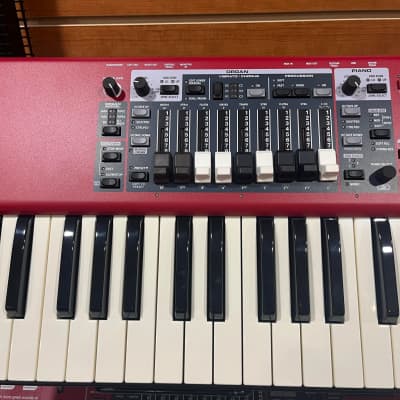 Nord Electro 6D SW61 Semi-Weighted 61-Key Digital Piano - Red image 2