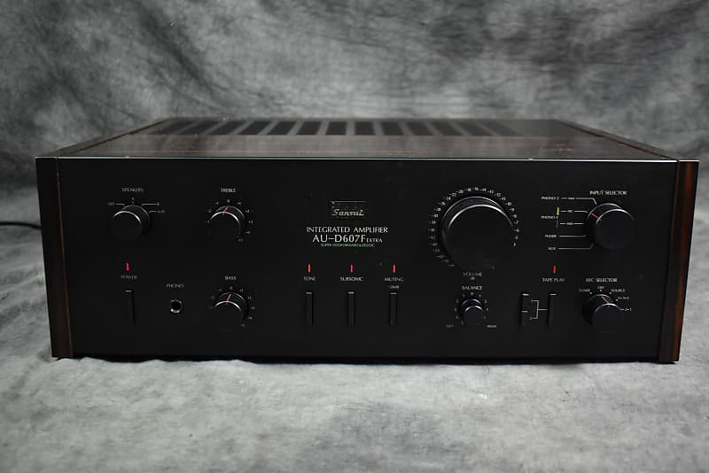◆◇Ｓａｎｓｕｉ　ＡＵ－Ｄ６０７Ｆextra　【動作品　美品】◇◆ Sansui Au-D607F Extra Pre Main Integrated Amplifier Japan
