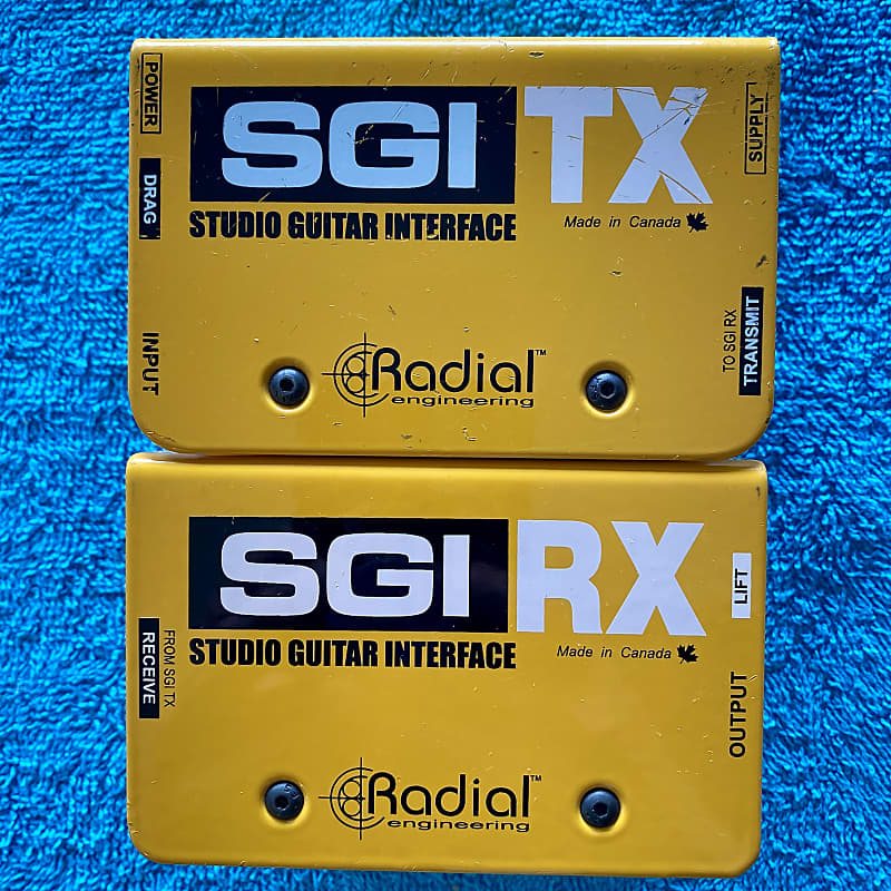 Radial SGI Studio Guitar Interface 2010s - Yellow (B) image 1