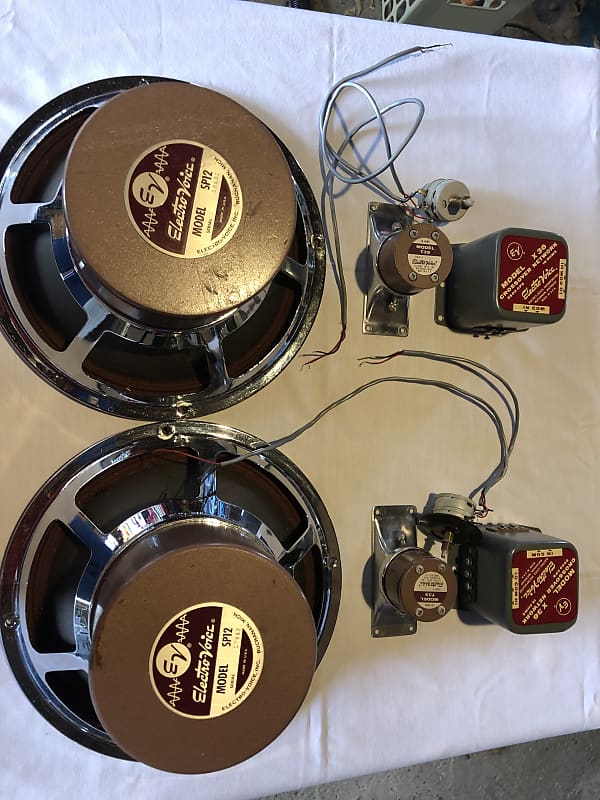 Electro Voice SP - 12 Speakers , T35 Tweeters , X-36 Electro Voice SP - 12 Speakers , T35 Tweeters , X-36