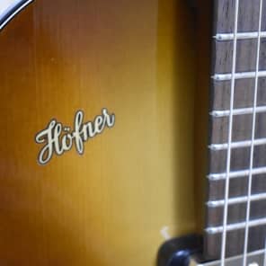 2015 Hofner HCG50 6 String Guitar Sunburst German Made with OHSC #6160 image 10