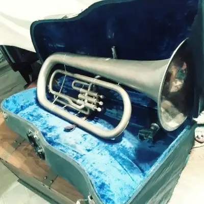 Clarion.  Silver Plated Euphonium image 3