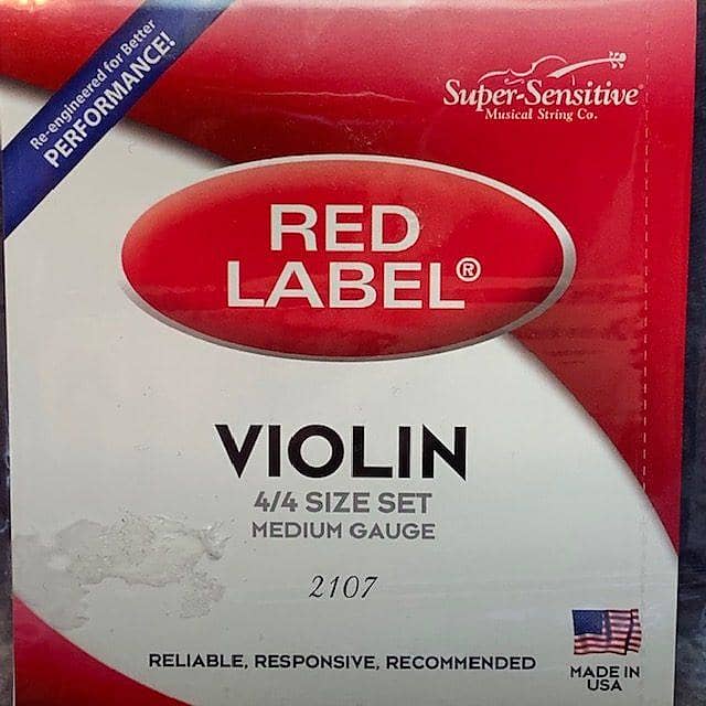 Red Label Violin strings - 2107 Medium image 1
