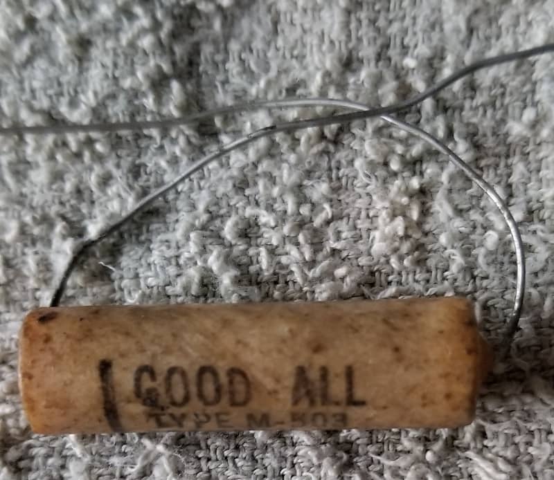 Goodall .03uf NOS wax capacitor 1950's | Reverb