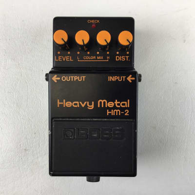 Boss HM-2 Heavy Metal (Black Label) | Reverb