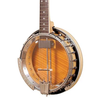 Gold Tone GT-750 Deluxe Hard Rock Maple Neck 6-String Banjitar(Banjo-Guitar) w/Resonator image 3