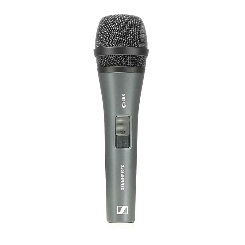 Sennheiser e 835-S Cardioid Dynamic Vocal Microphone (with On / Off Switch) image 1