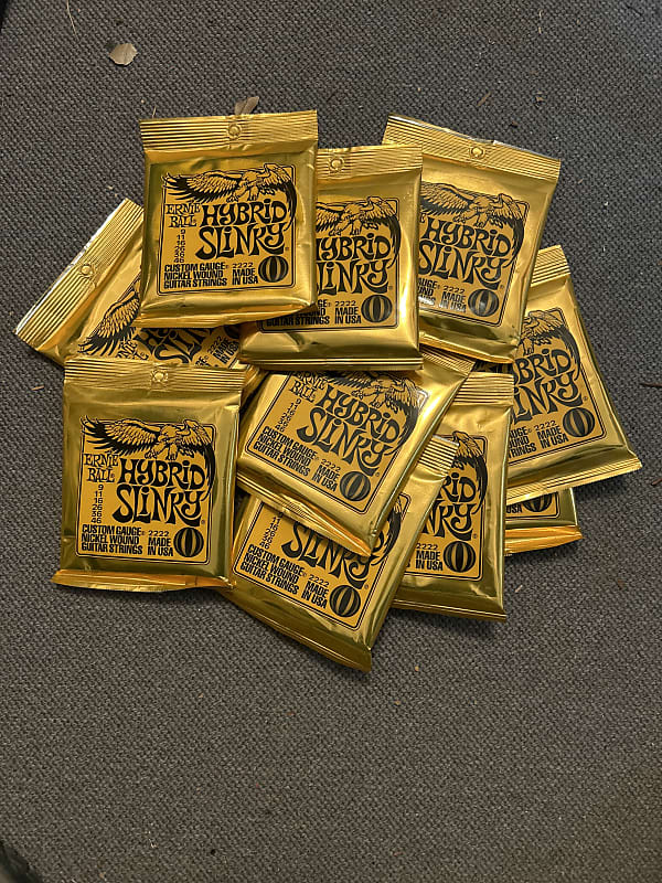 Ernie Ball 2222 Hybrid Slinky 9-46 (6 Pack Bundle)