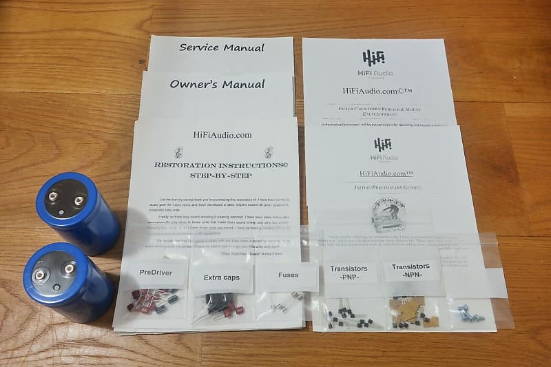 B&amp;amp;K ST-202+ PLUS restoration kit filter capacitor repair rebuild fix  			